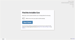 Desktop Screenshot of findtheinvisiblecow.com